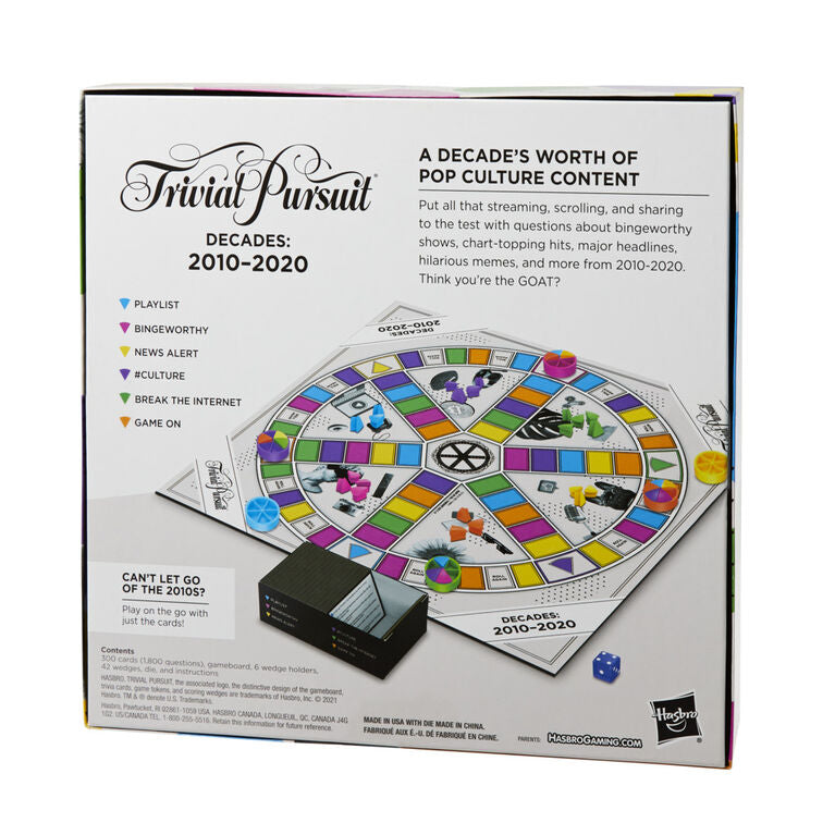 Everest Trivial Pursuit Decades 2010-2020