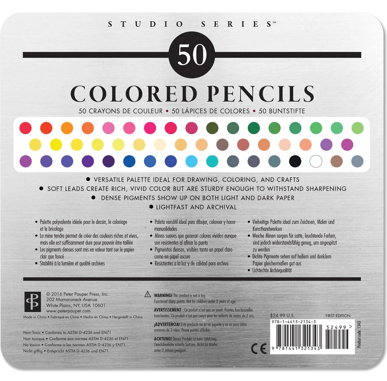Studio Series Deluxe Coloured Pencil Set (50)