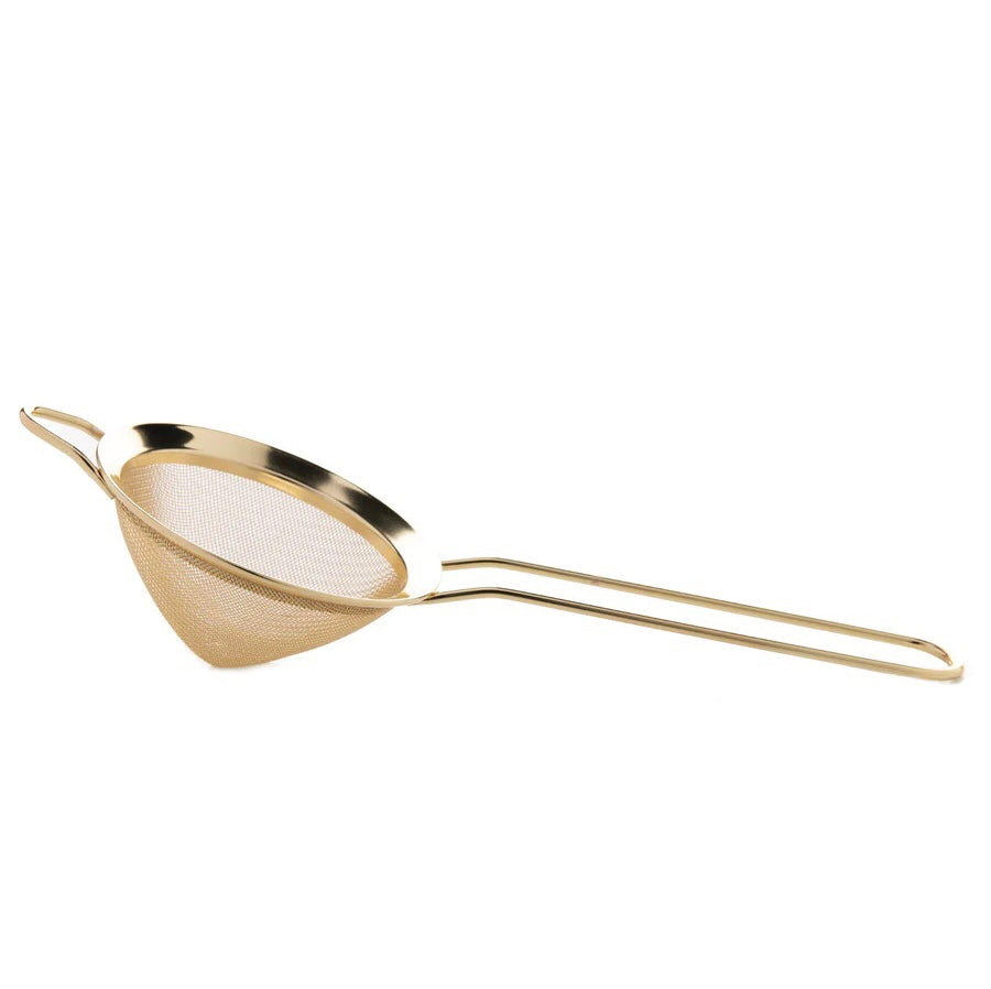 CE Conical Mesh Strainer Gold