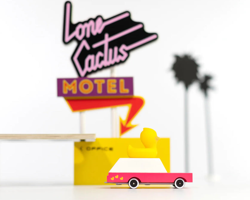 Candylab Candycar Wagon Pink/Yellow Duck