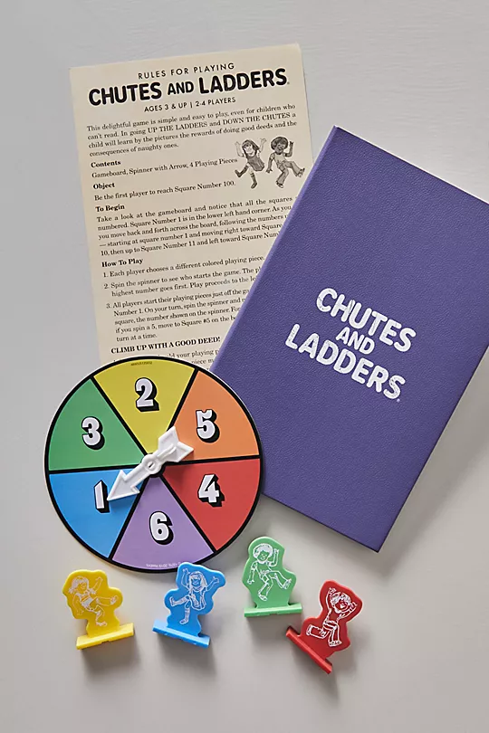 Vintage Bookshelf Edition - Chutes & Ladders