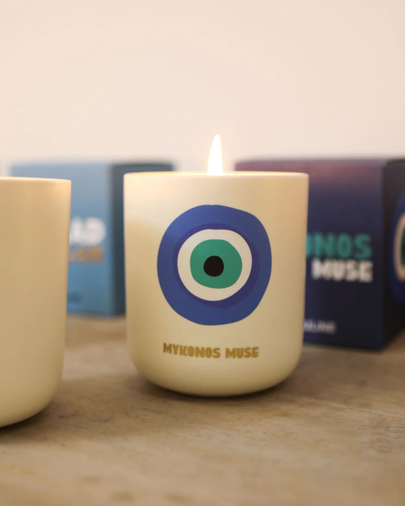 Assouline Travel From Home Candle Mykonos Muse
