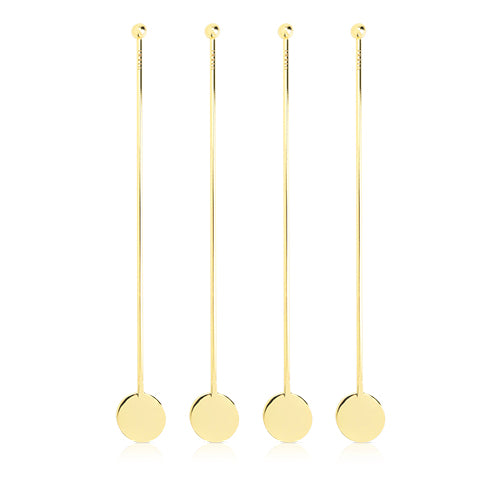 Viski Belmont: Gold Stir Stick