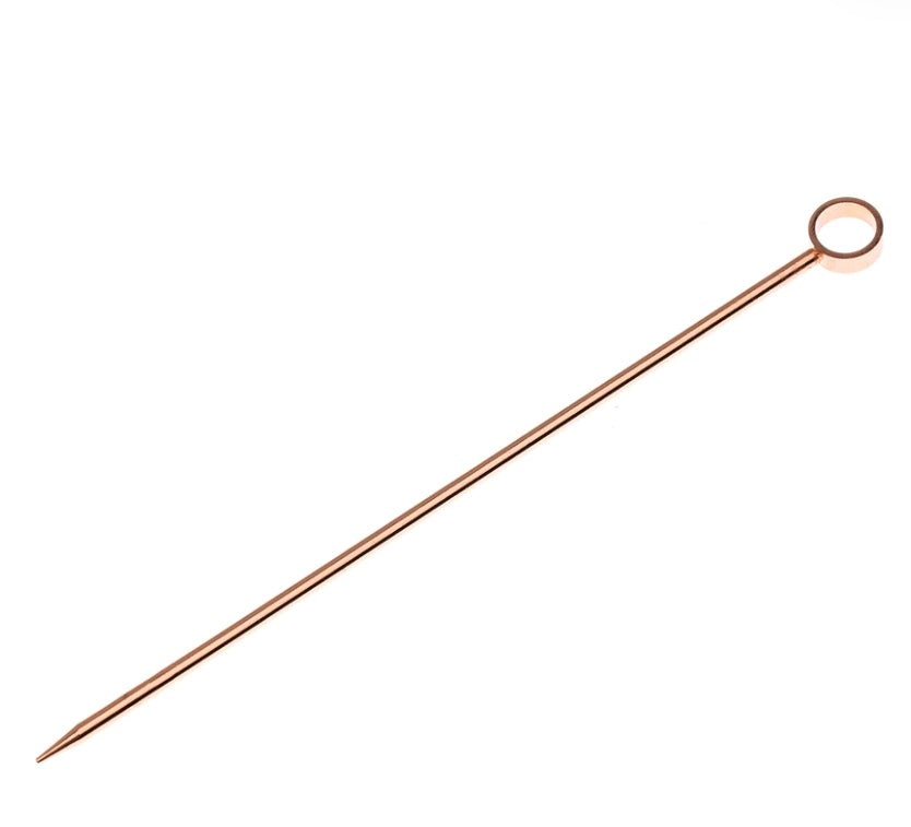 CE Circle Cocktail Pin Copper