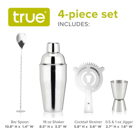 True Barware Set Stainless Steel