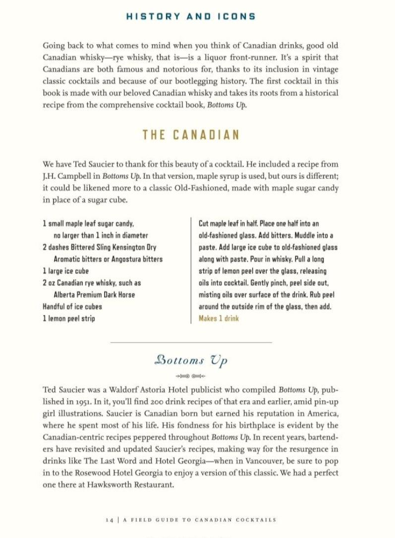 A Field Guide to Canadian Cocktails