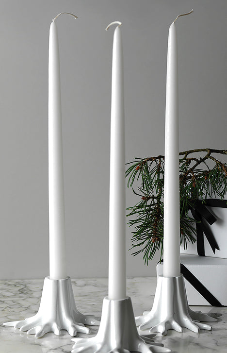Garden Glory The Root Candle Holder White