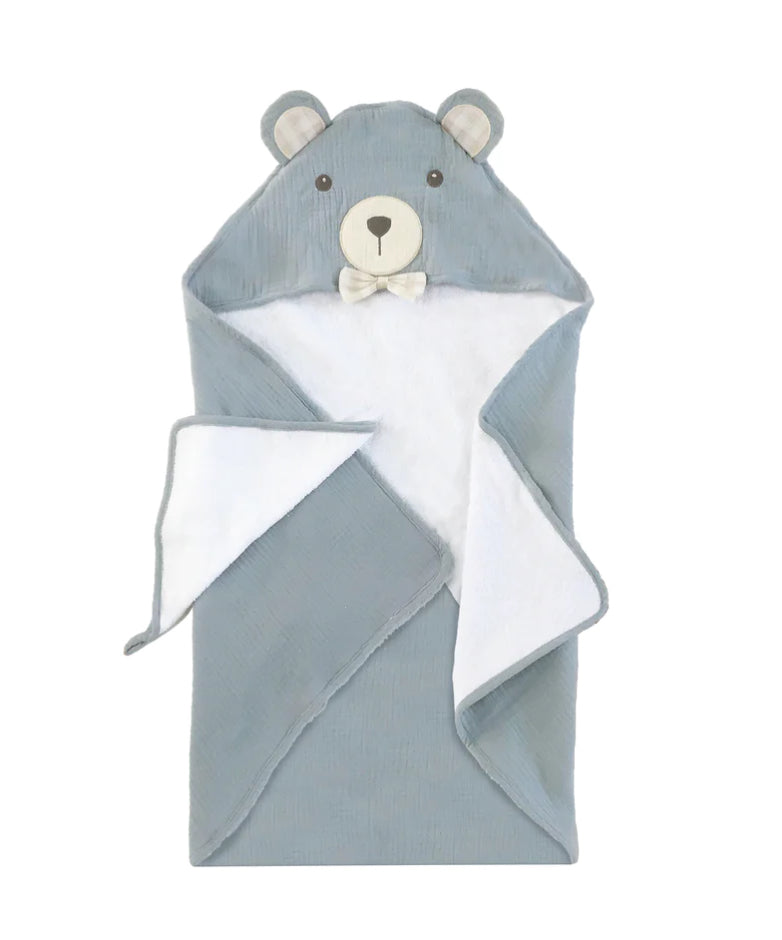 Mon Ami Petit Bear Terry Muslin Towel / Washcloth Set