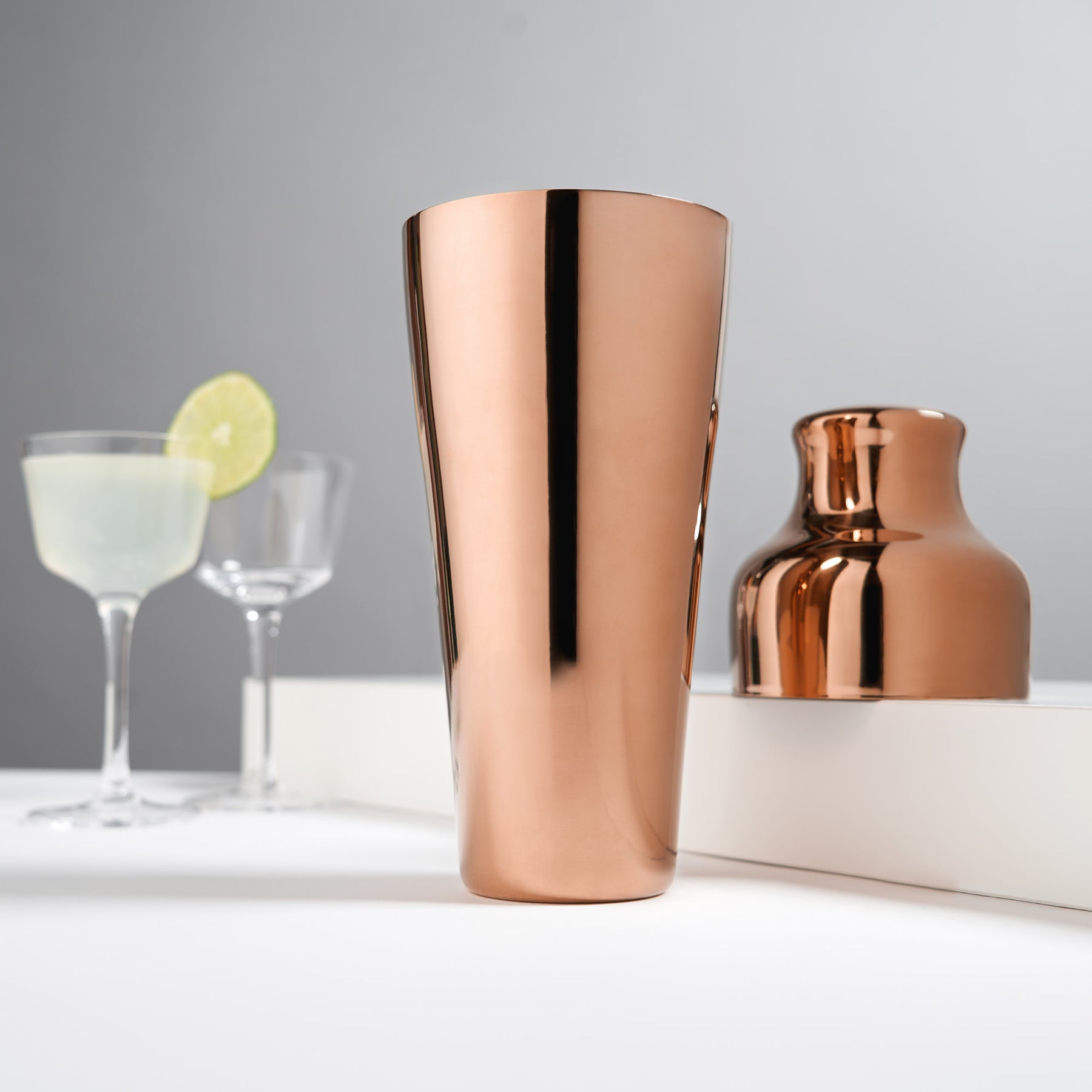 Viski Parisian Cocktail Shaker Copper