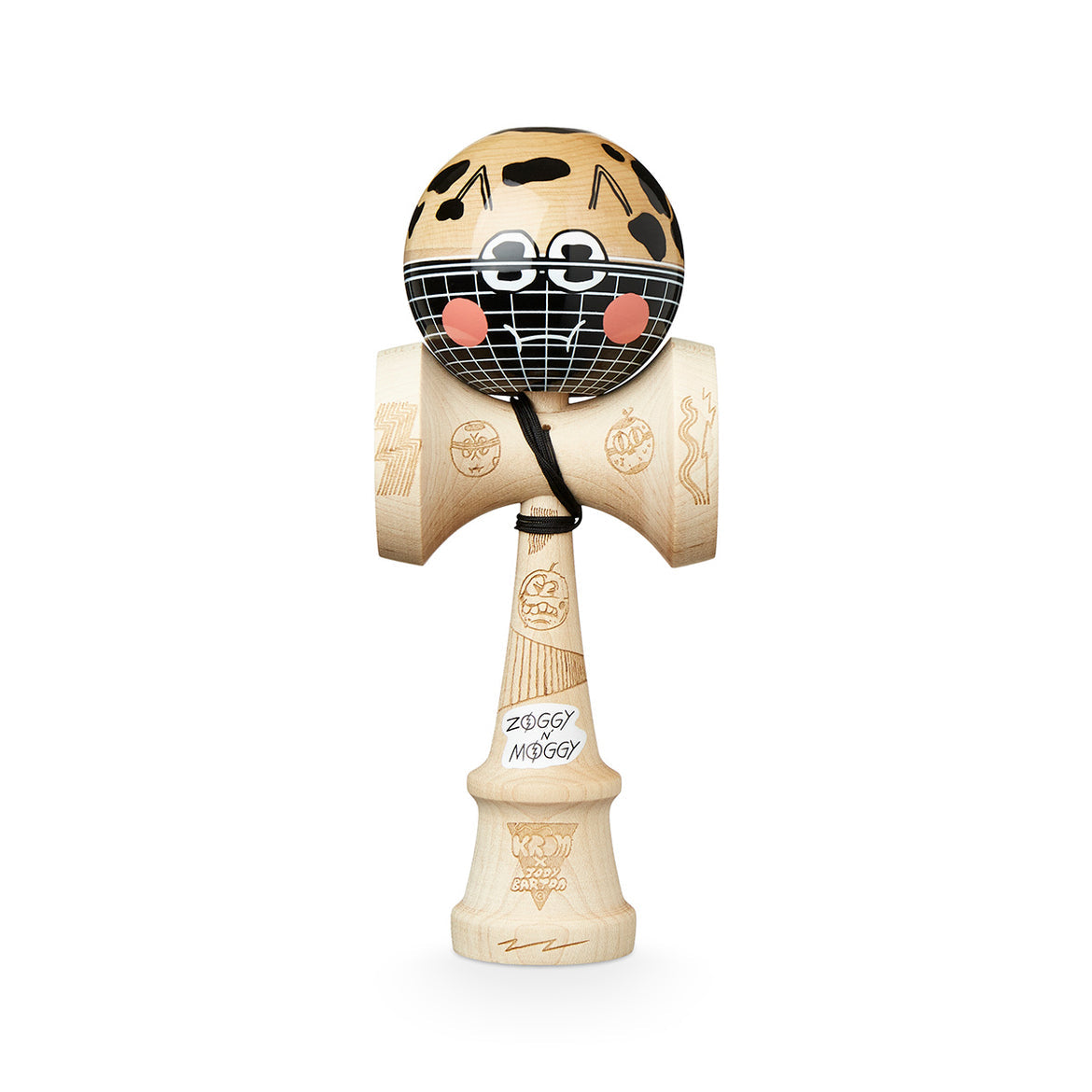 Krom Kendama Zoggy & Moggy Gridball