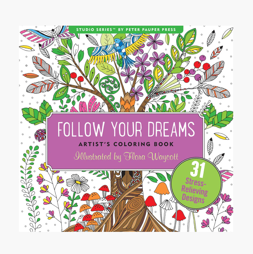 Follow Your Dreams Colouring Book
