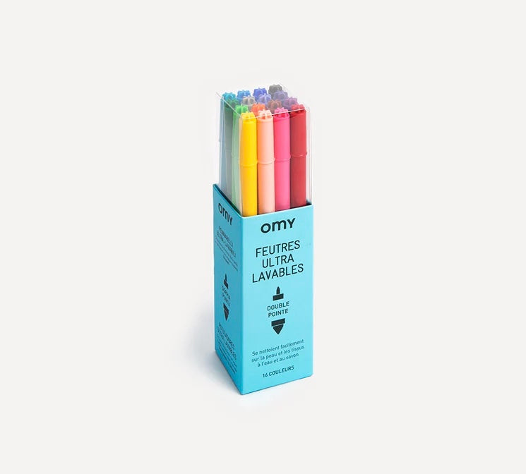 OMY Set Of 16 Ultra Washable Markers