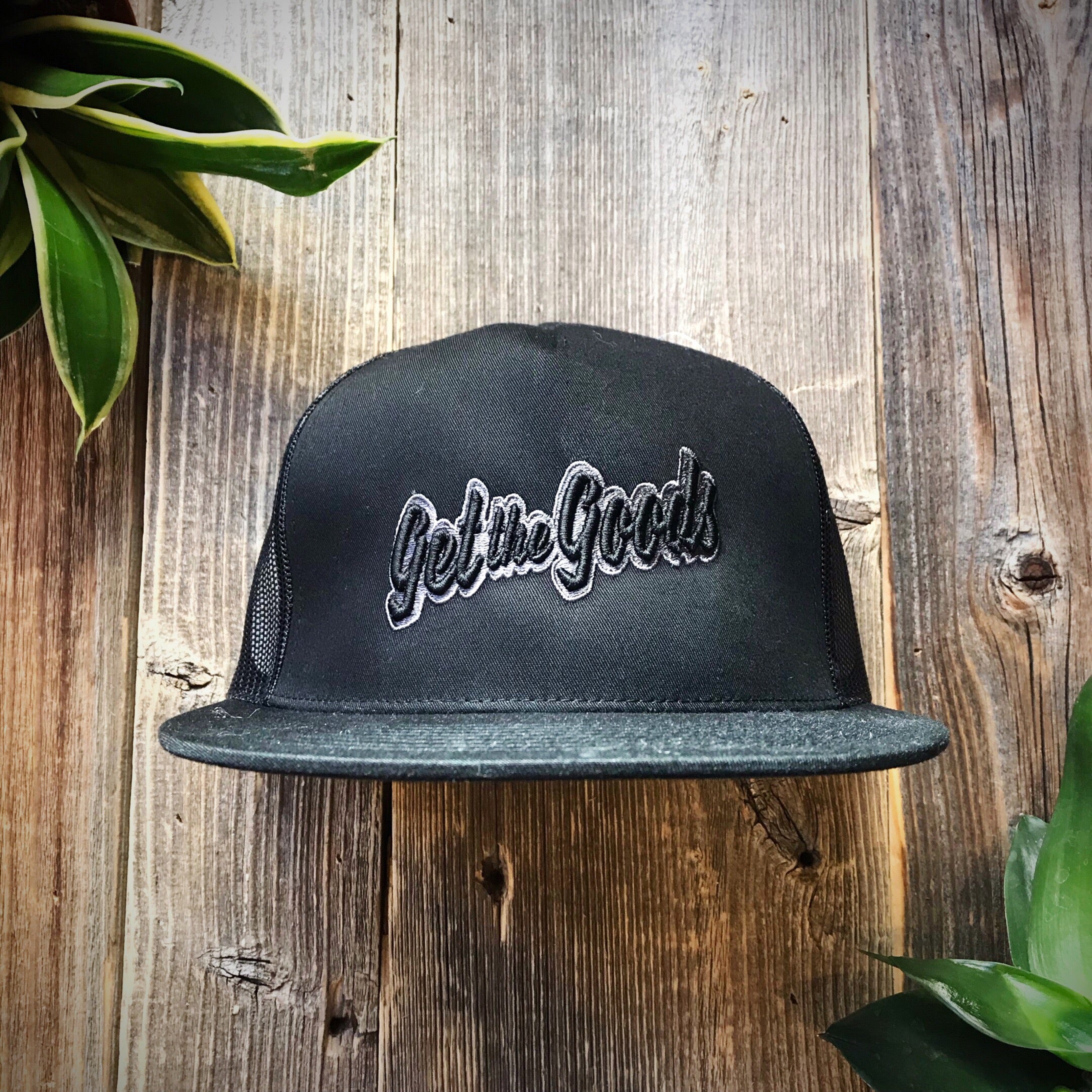 Get the Goods Black Trucker Hat