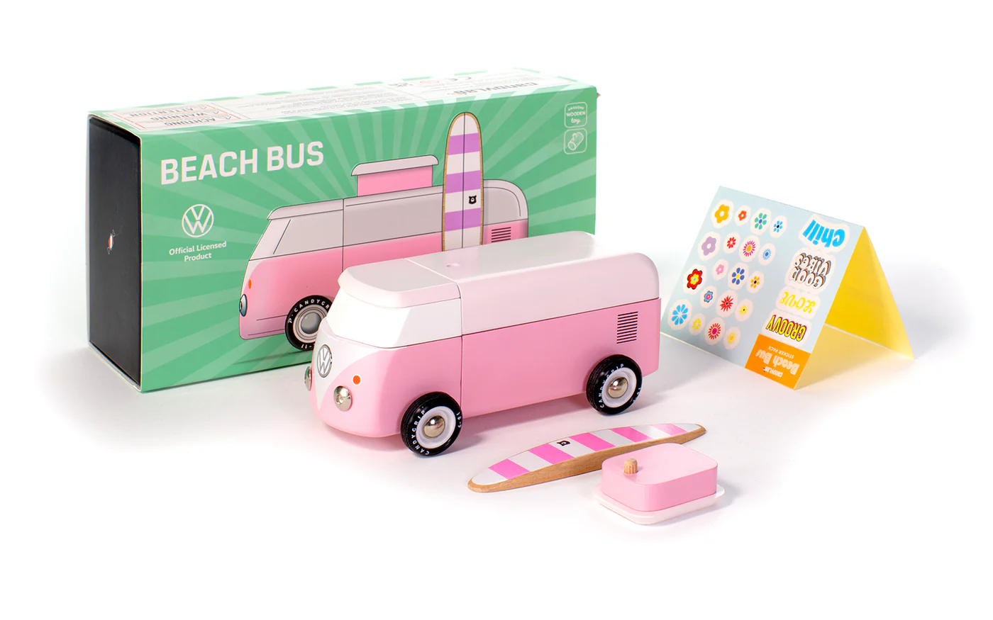 Candylab Americana Beach Bus Pink