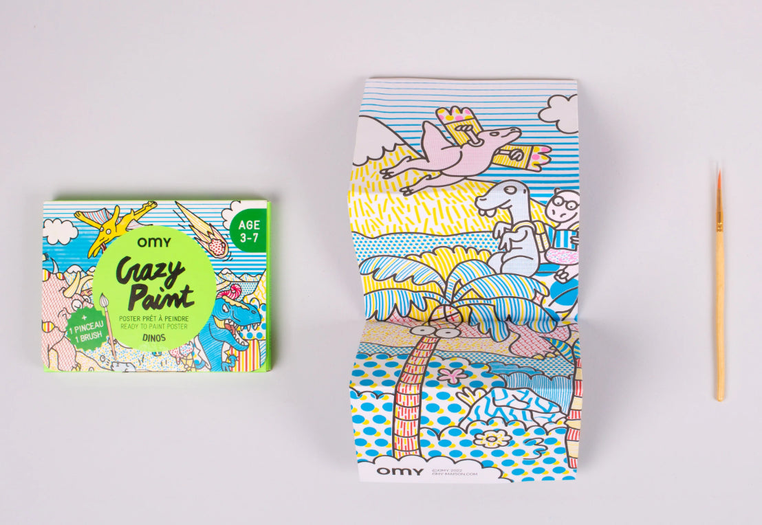 OMY Crazy Paint Dino