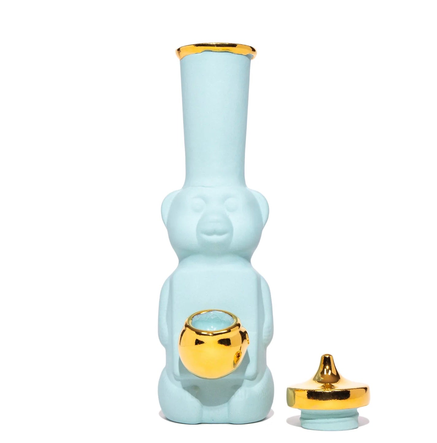 Candy Relics Honey Bear Bubbler - Turquoise