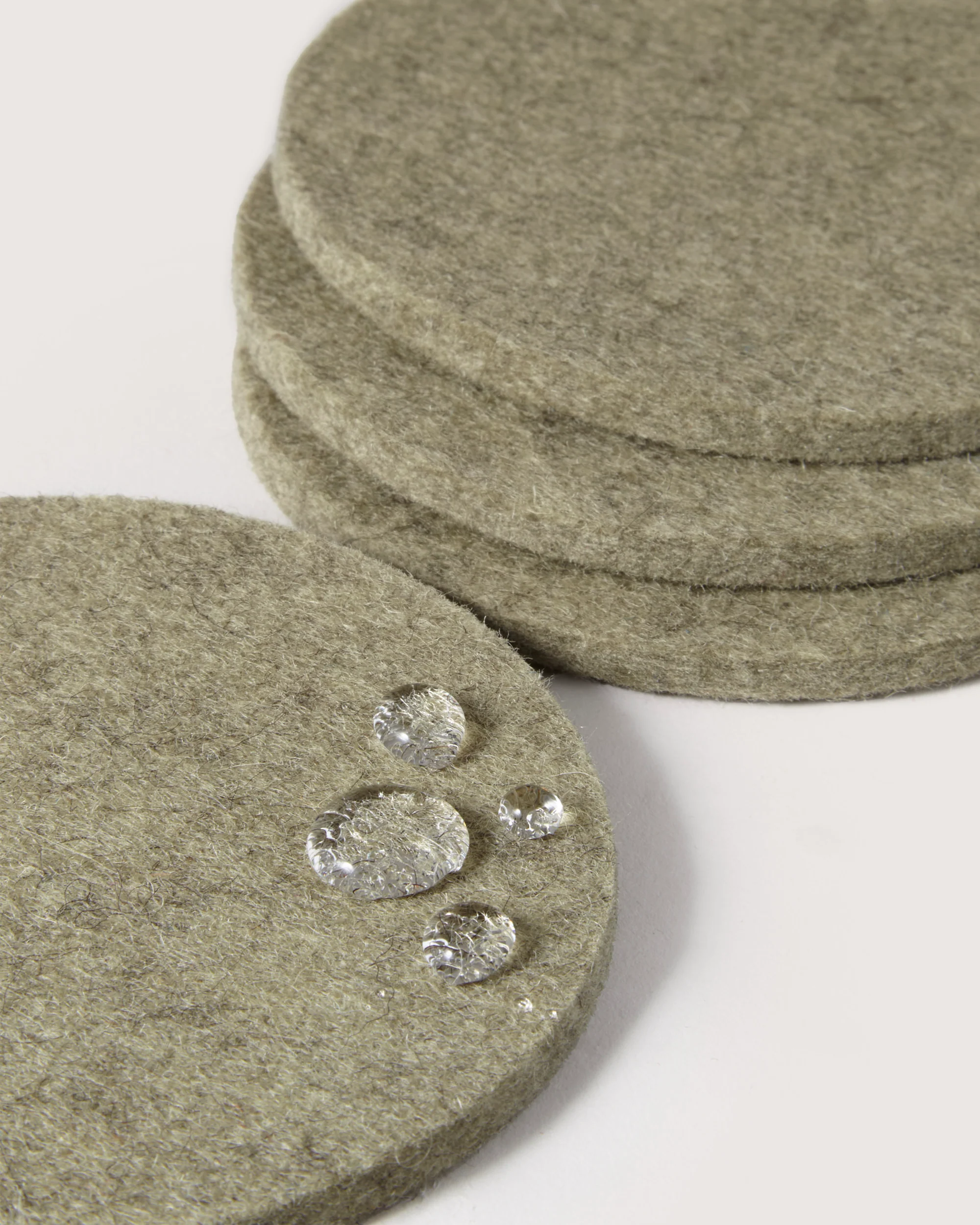 Graf Lanz Coaster Round Sage 4 pack