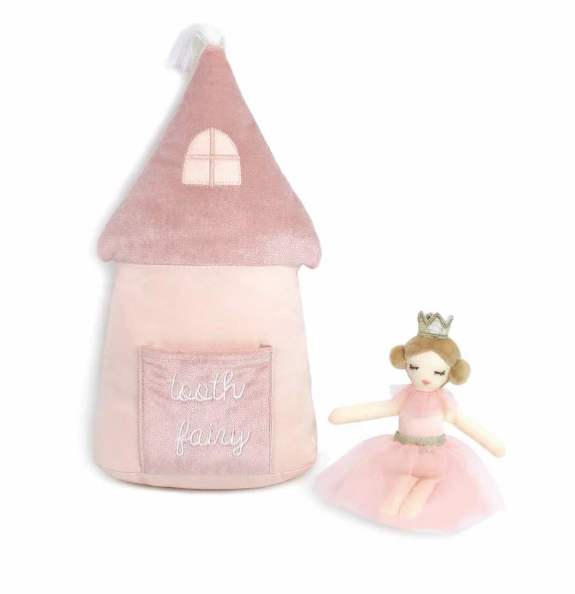 Mon Ami Princess Castle Tooth Fairy Pillow Set
