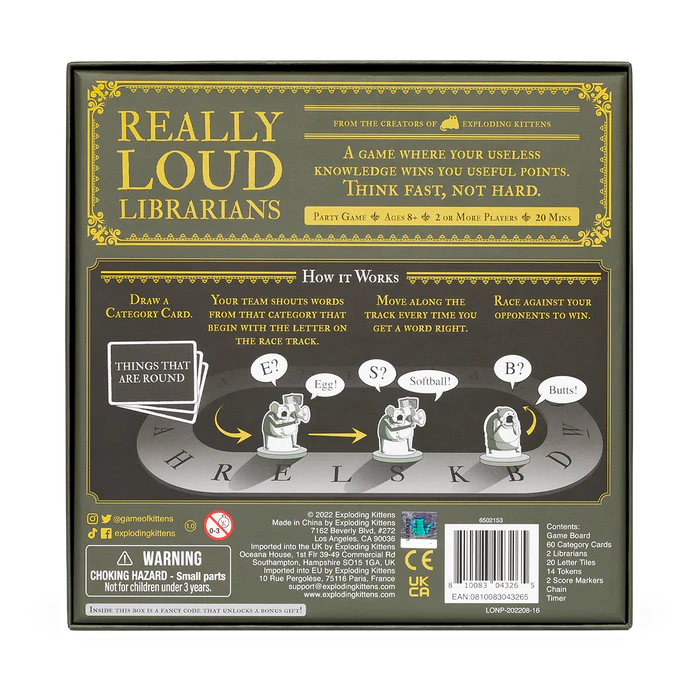 Asmodee Really Loud Librarians
