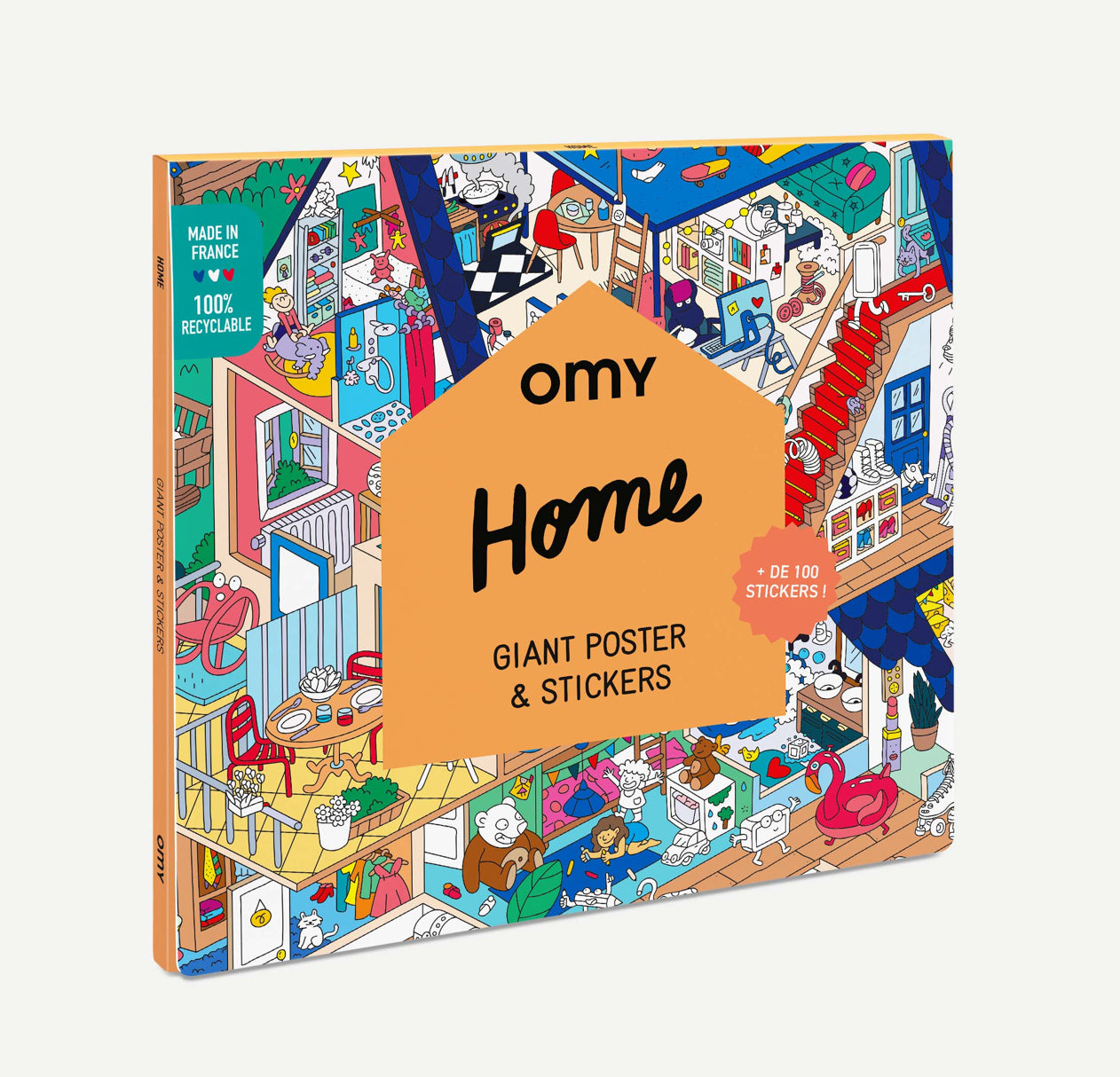 OMY Giant Sticker Poster Home