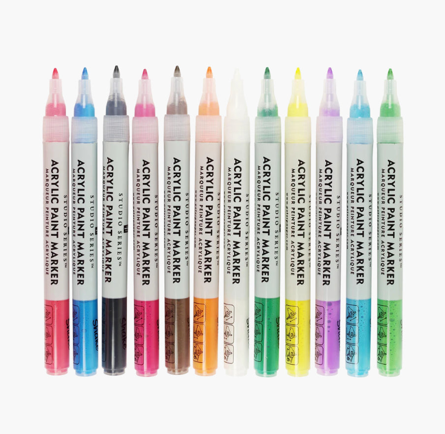 Studio Series Acrylic Paint Markers (12)