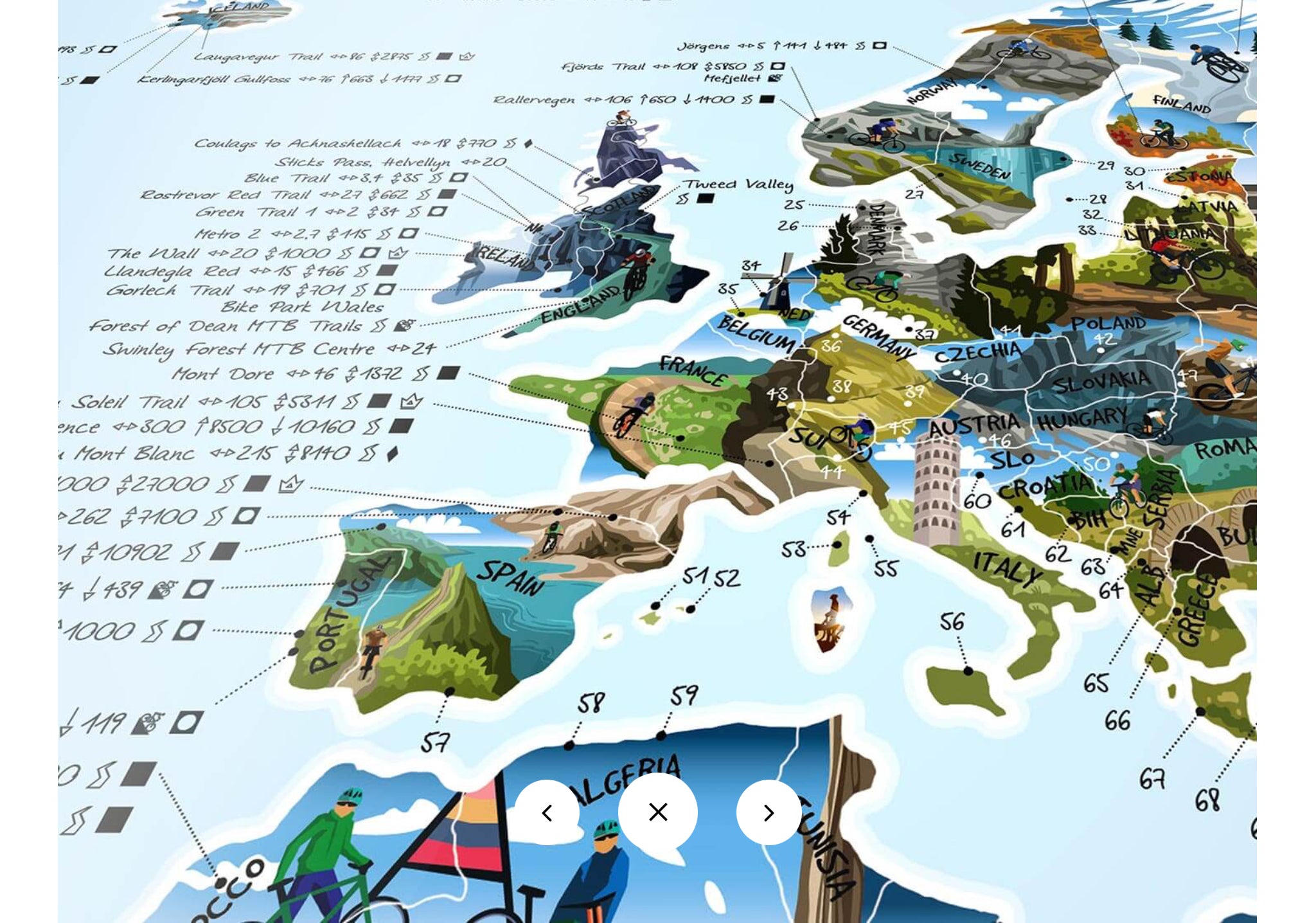 Awesome Maps Mountain Bike Map