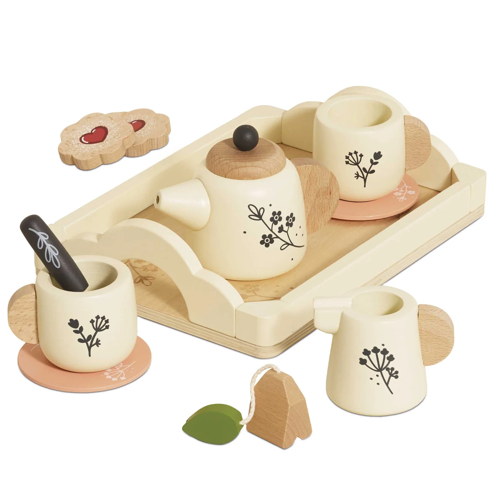 Le Toy Van Wooden Tea Set with Tray