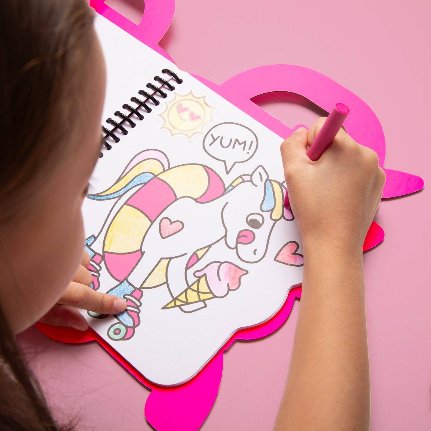 OMY - UNICORN SUPER COLORING & STICKER BOOK