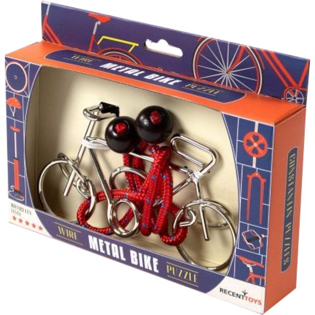 Wire Metal Bike Puzzle