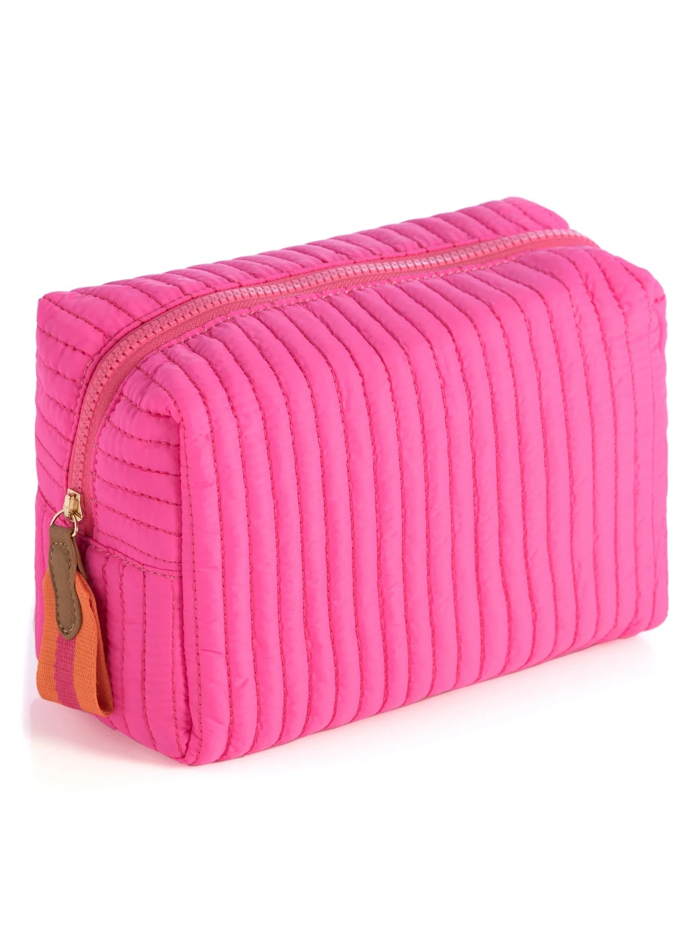 Shiraleah "Ezra" Large Boxy Cosmetic Pouch pink