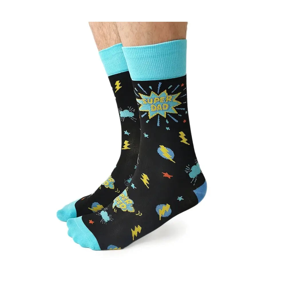 Uptown Sox Super Dad Men
