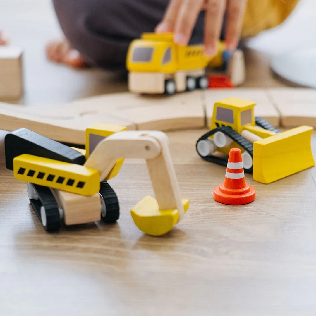 Plan Toys - Road Construction Set
