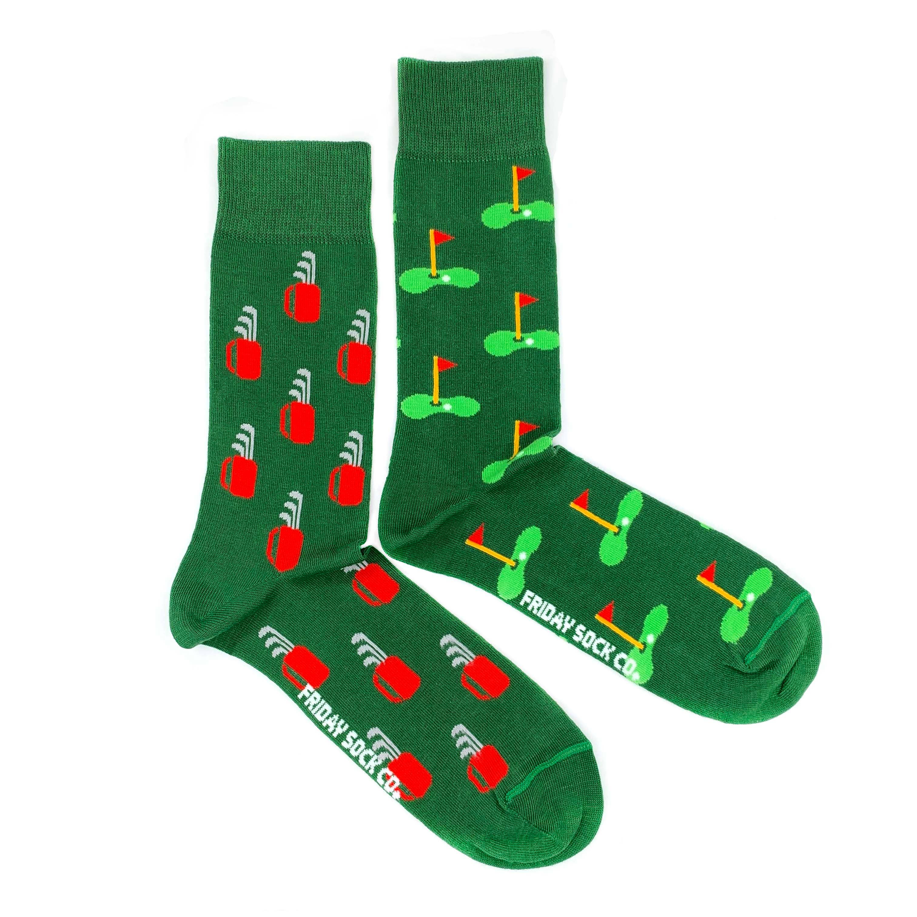 Friday Socks - Golf Clubs & Green (Men)