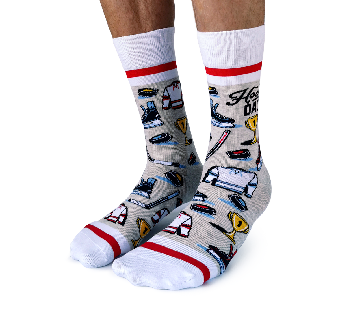 Uptown Sox - Hockey Dad Socks  - M/L (Men)