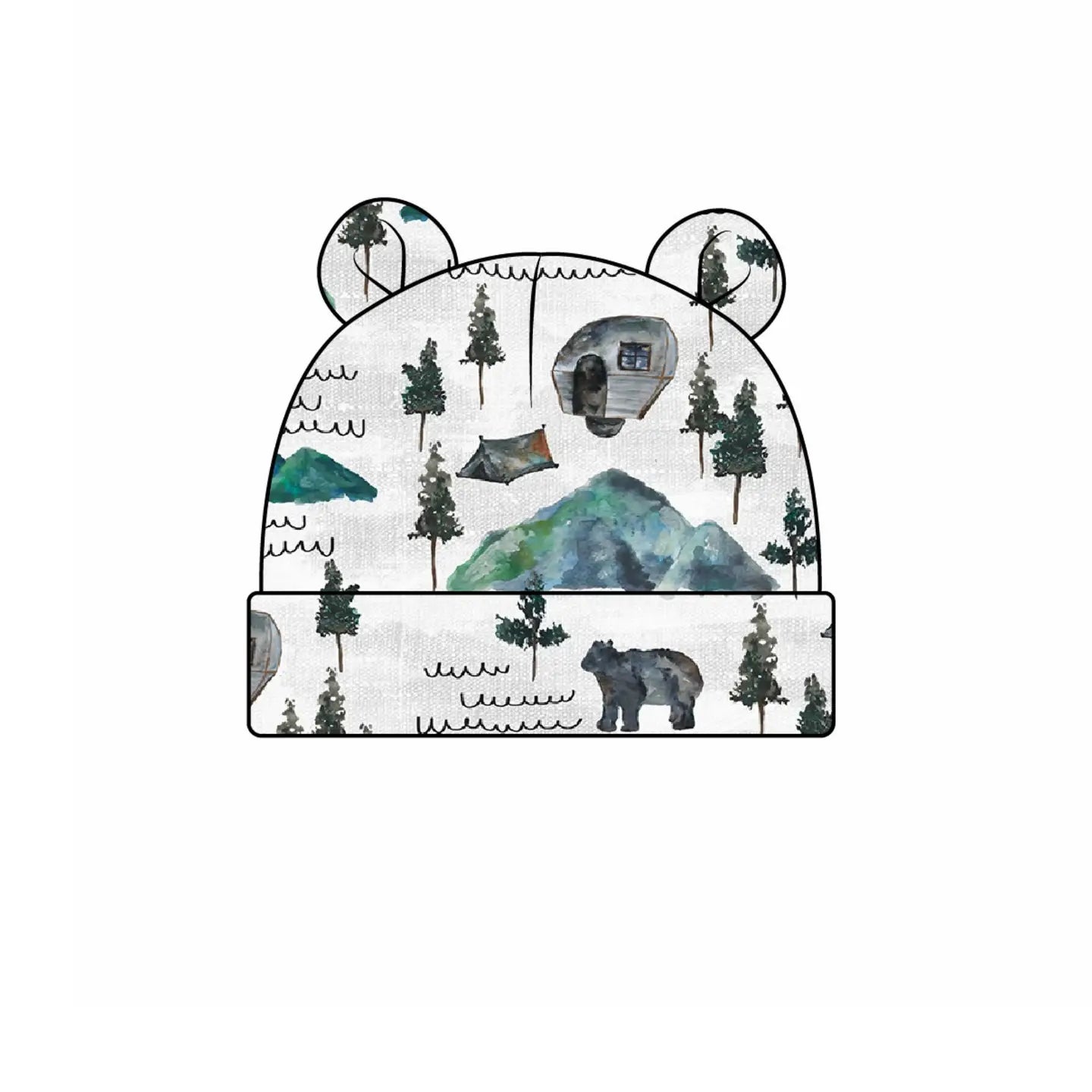 Bear Hat - Mountain Camper 0-3m