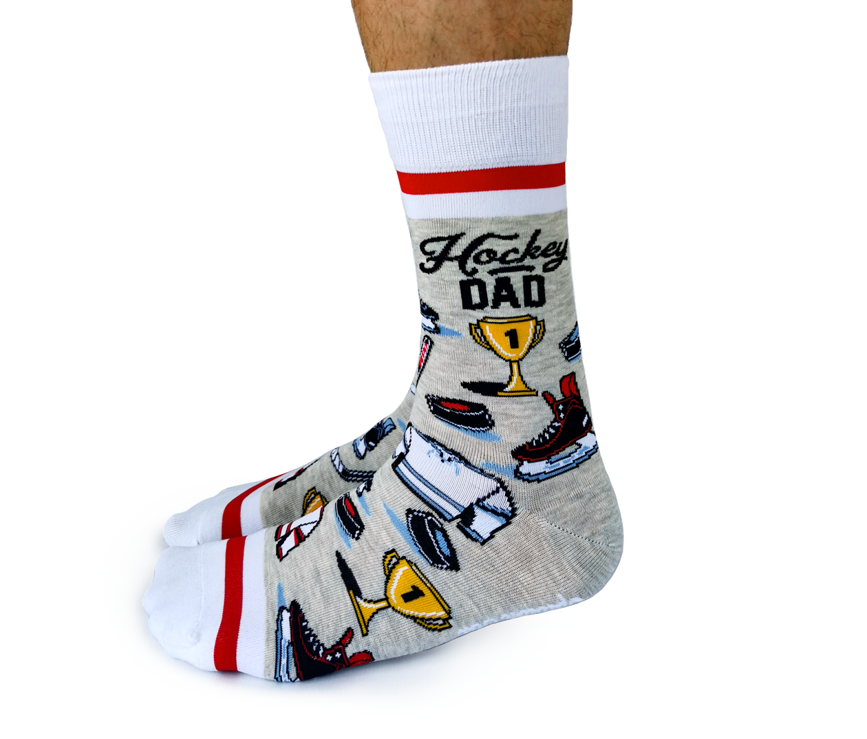 Uptown Sox - Hockey Dad Socks  - M/L (Men)
