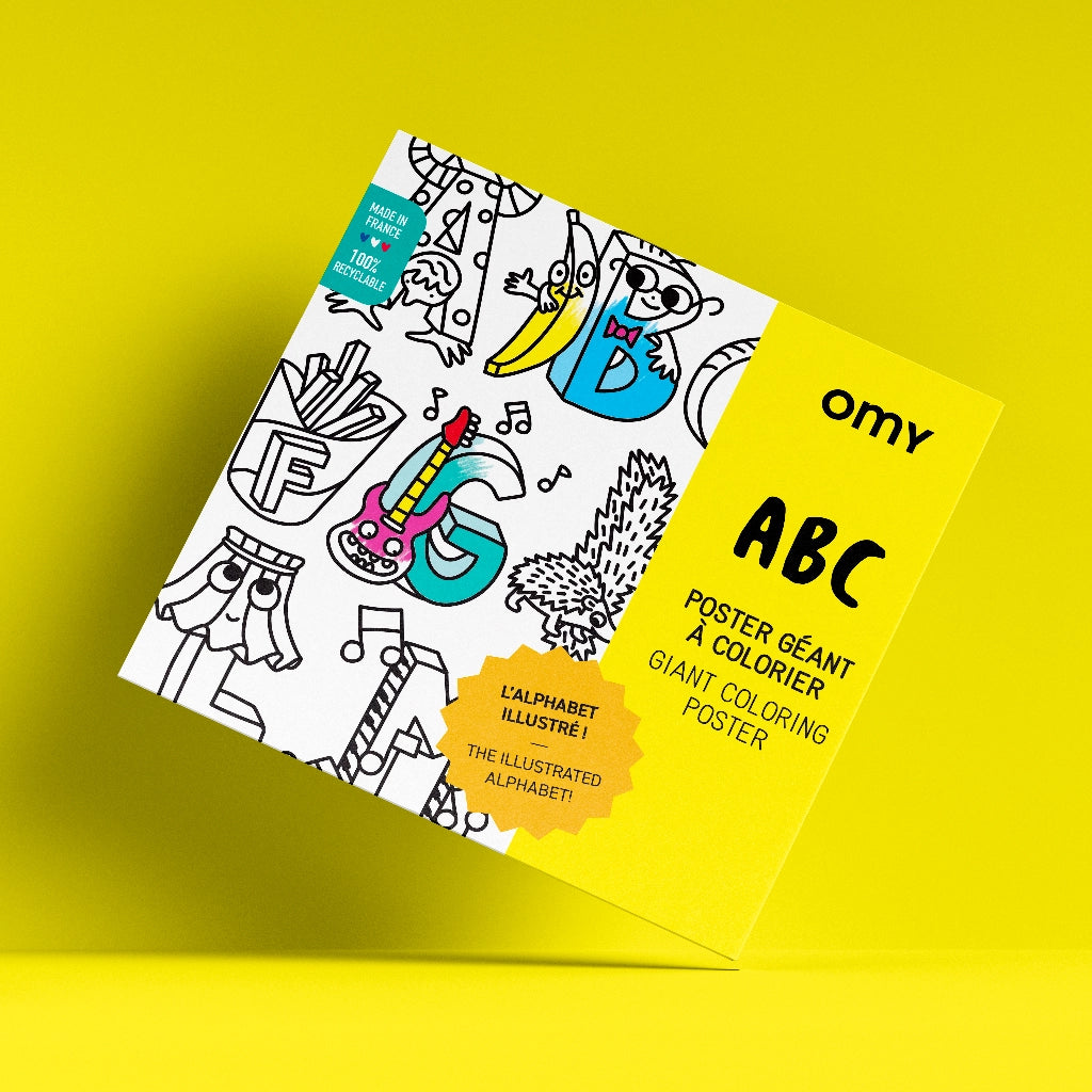 OMY Giant Colouring Poster - ABC