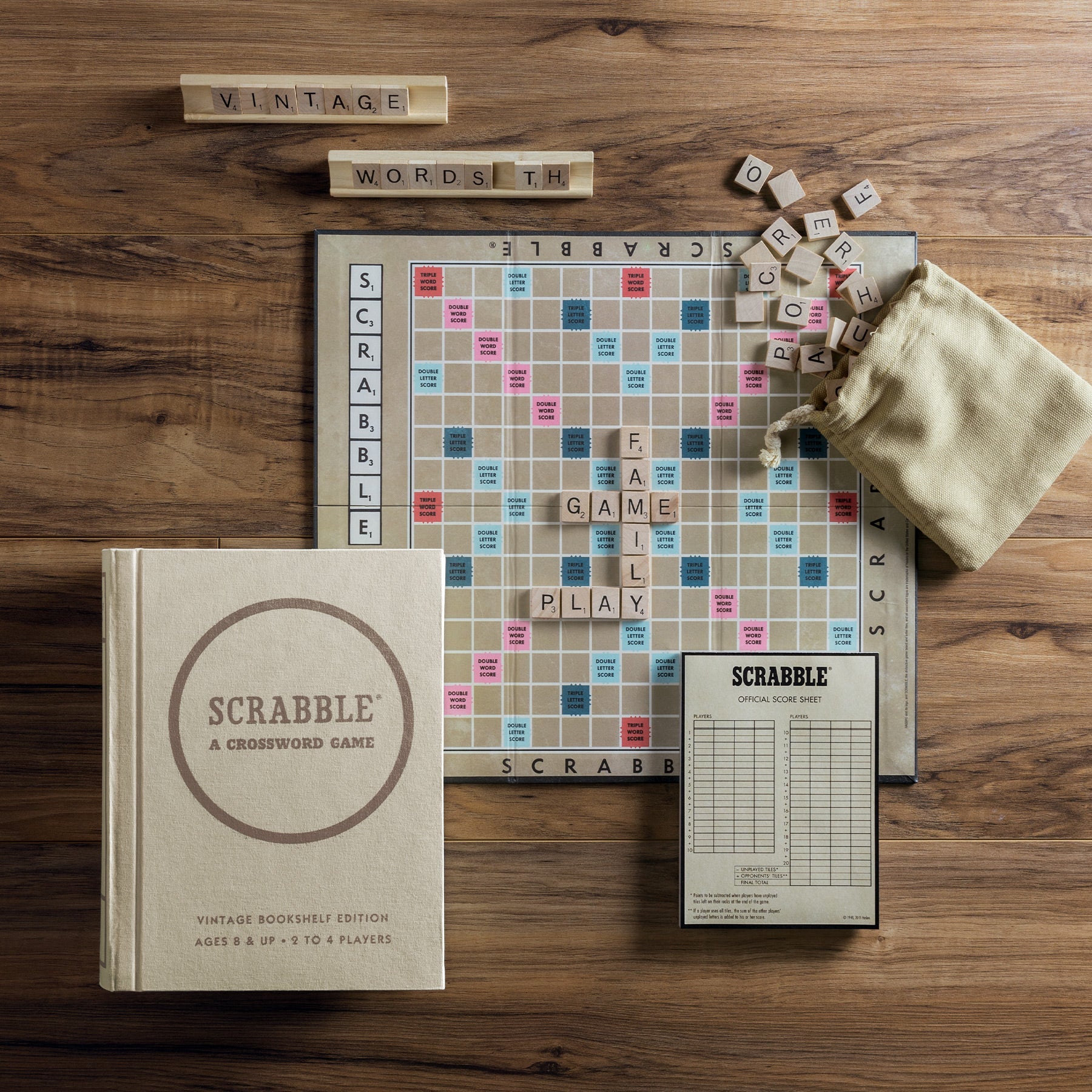 Vintage Bookshelf Edition - Scrabble