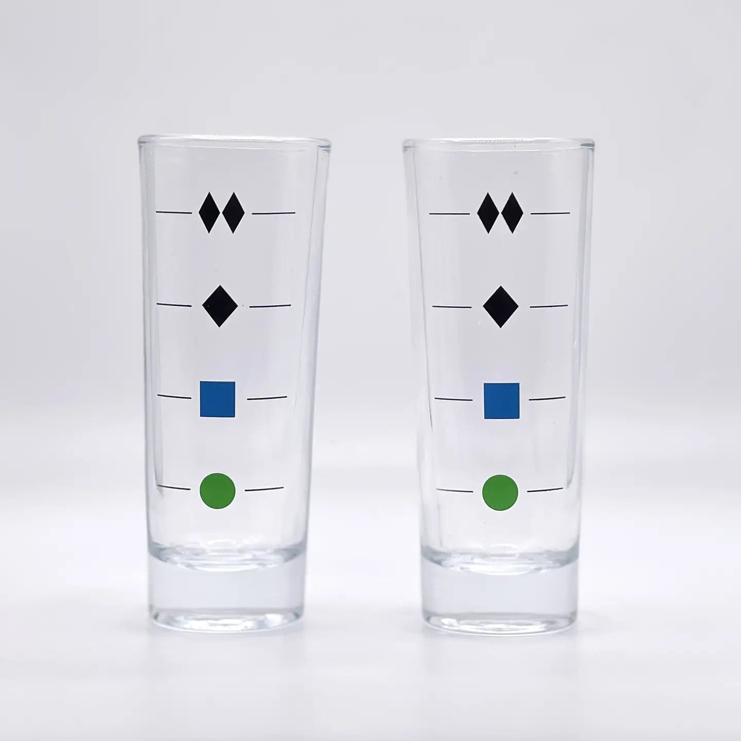 Ski Trail Shot Glasses