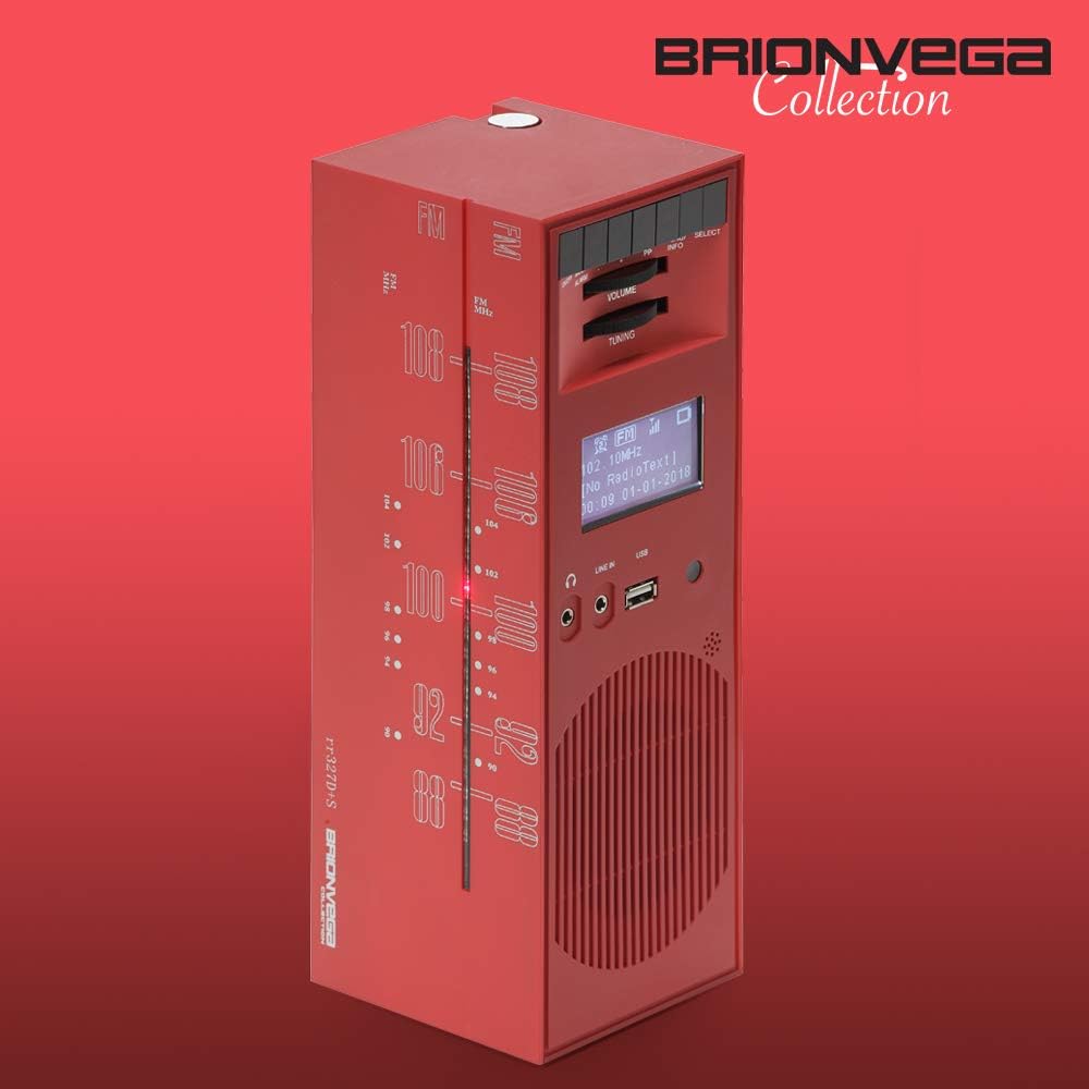 Brionvega Grattaclelo Bt Speaker Red