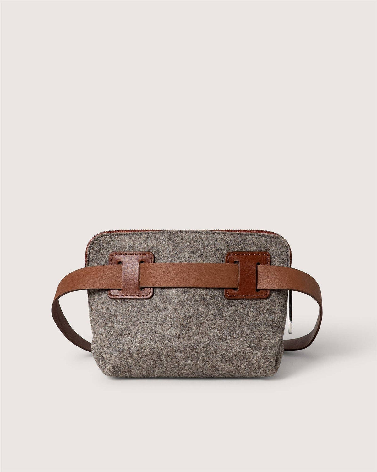 Graf Lantz - Bedford Merino Wool Belt Bag - Ash Brown Sienna