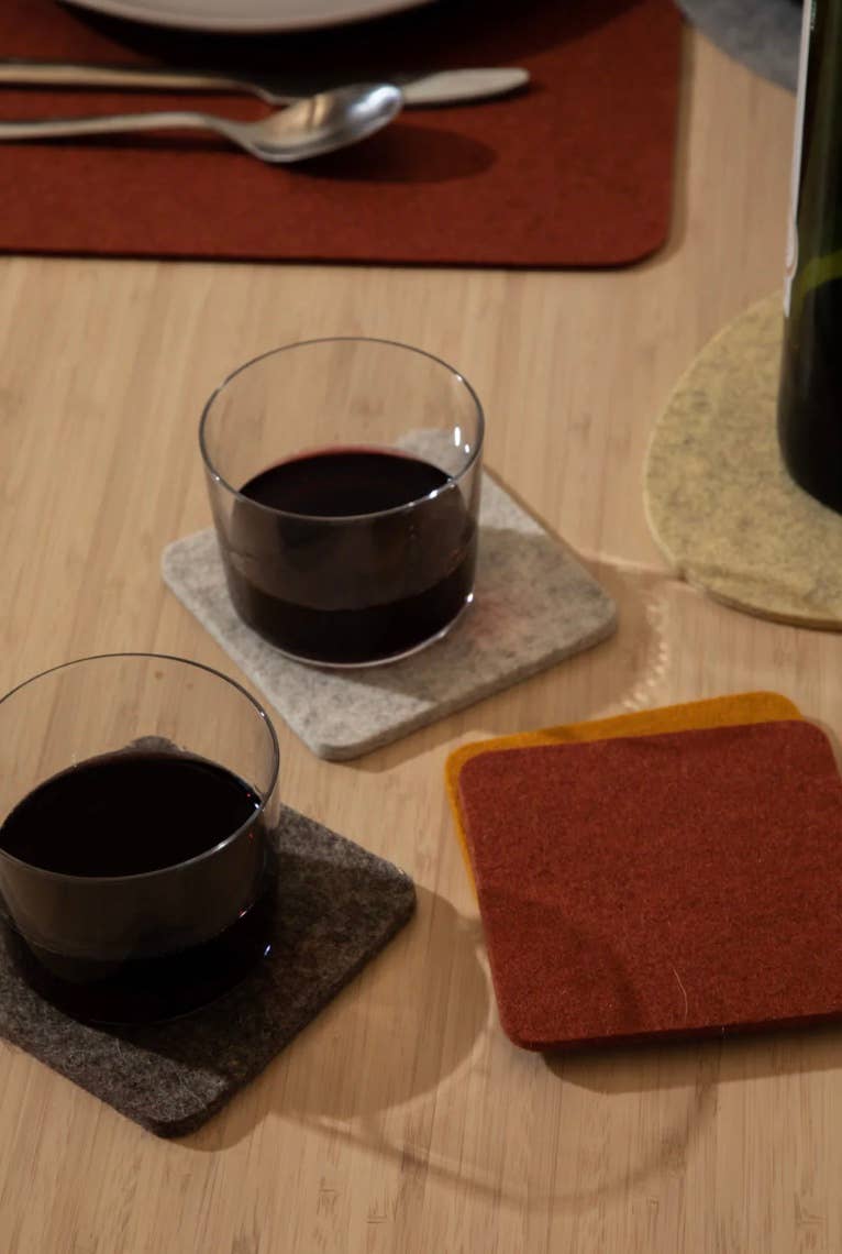 Graf Lantz - Square Merino Wool Coaster (4pk)
