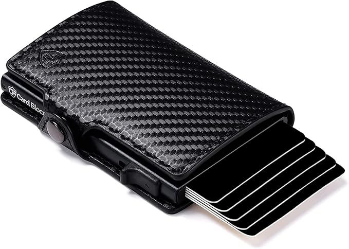 i2 RFID Ejection Wallet Blk Carbon Fibre