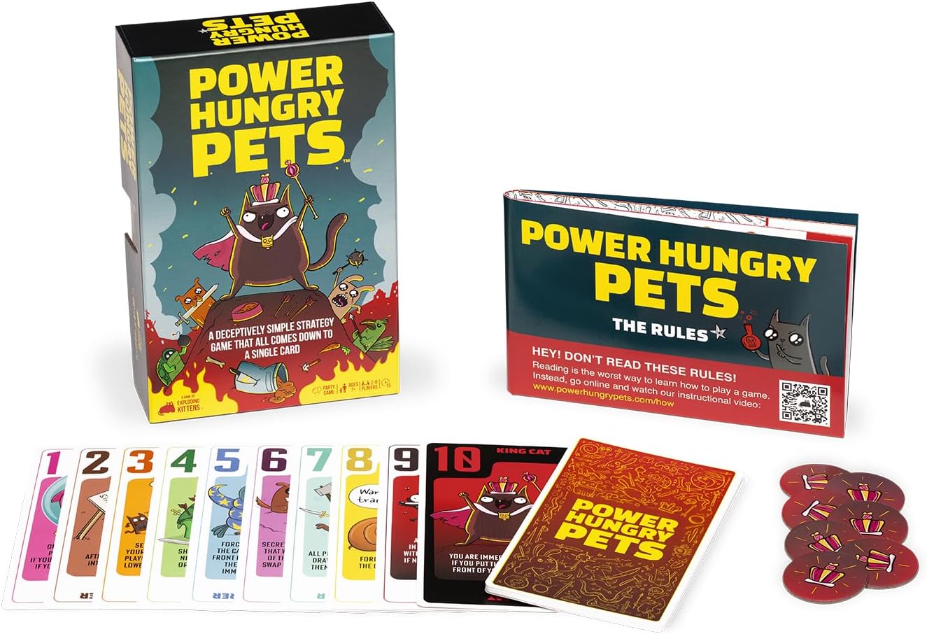 Asmodee Power Hungry Cats