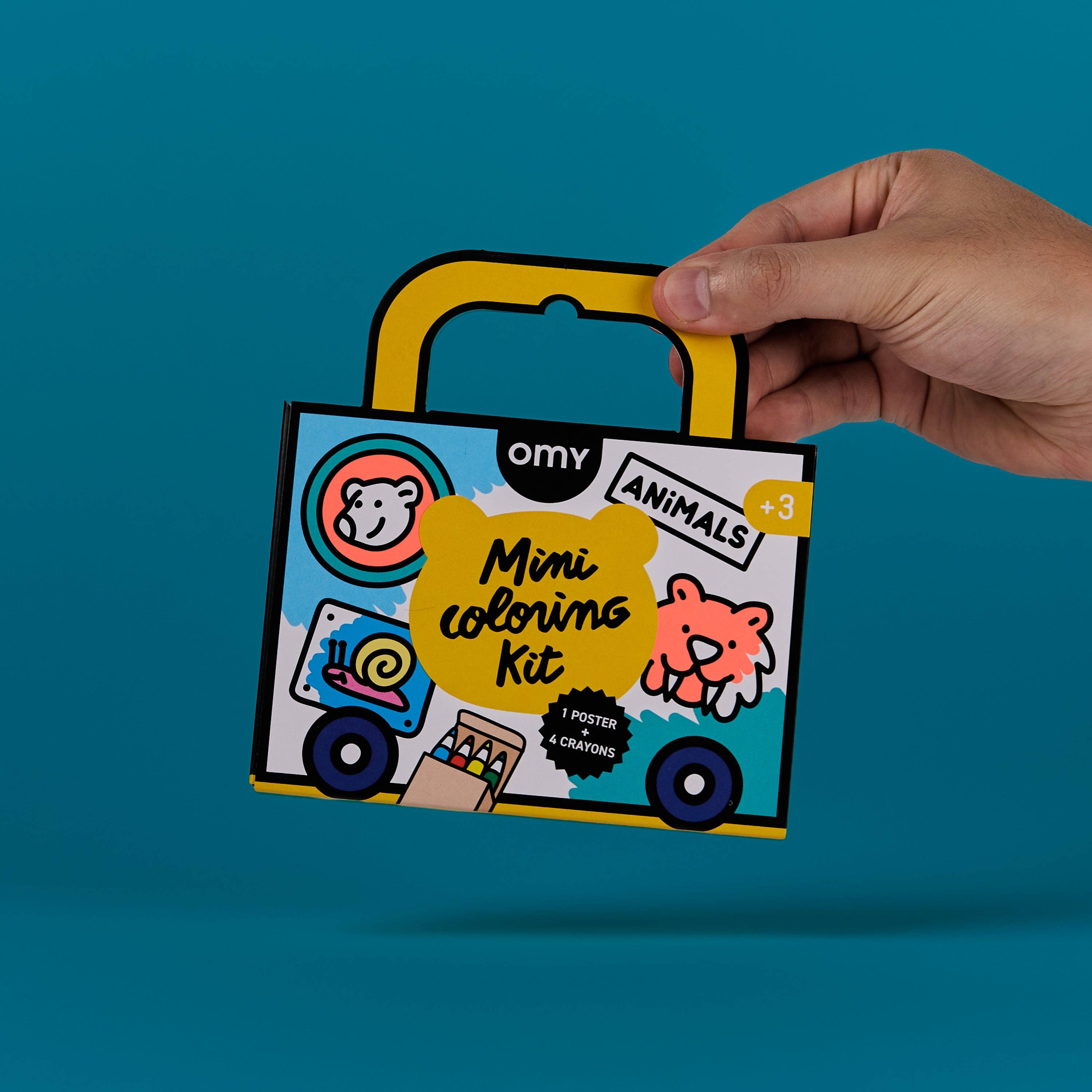 OMY Mini Pocket Colouring - Animals