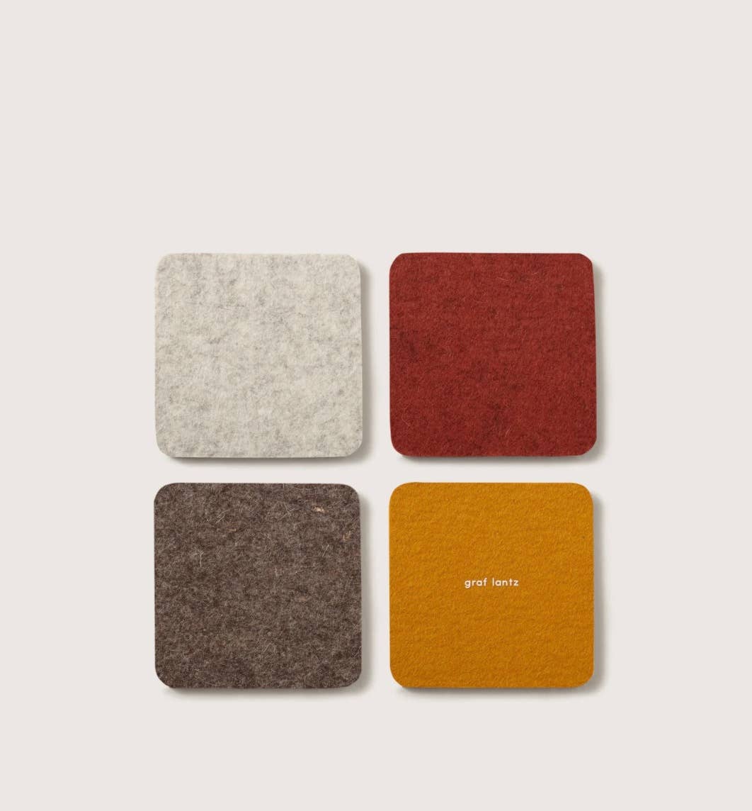 Graf Lantz - Square Merino Wool Coaster (4pk)
