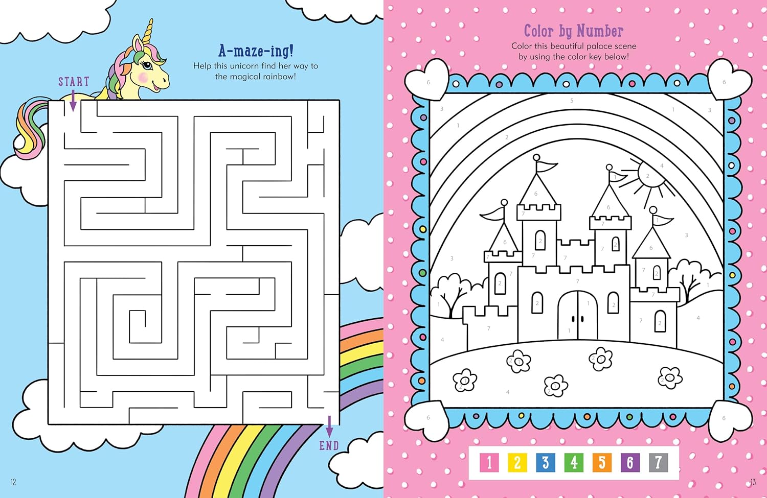 Unicorns Activity Book