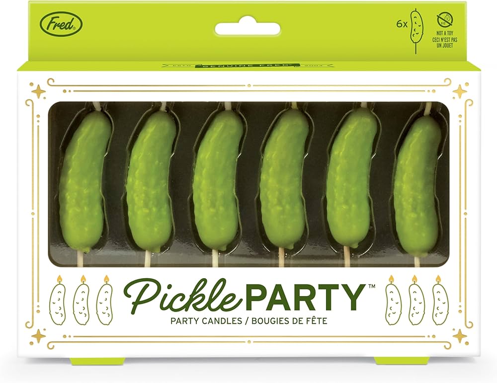 Pickle Party Candles (6)
