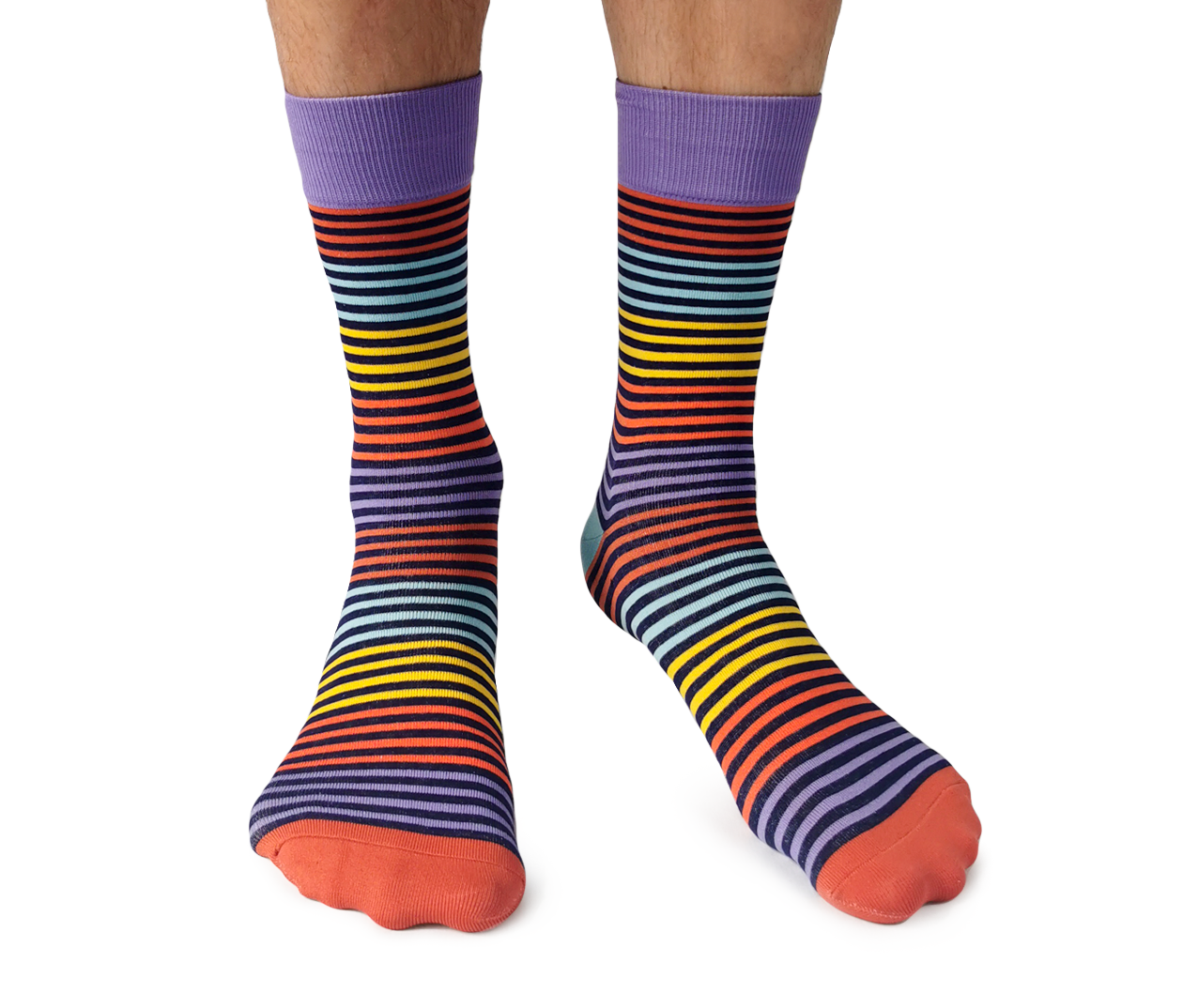Uptown Sox - Stripe Right Socks - M/L (Men)
