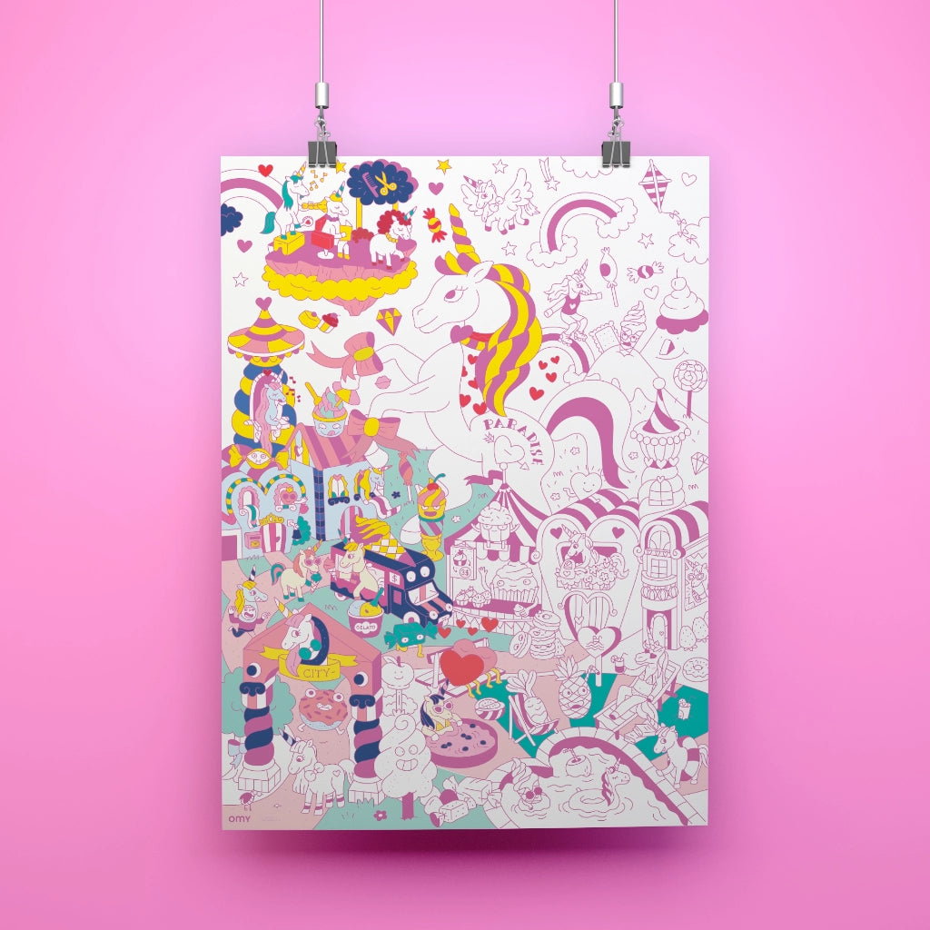 OMY Giant Poster - Unicorn